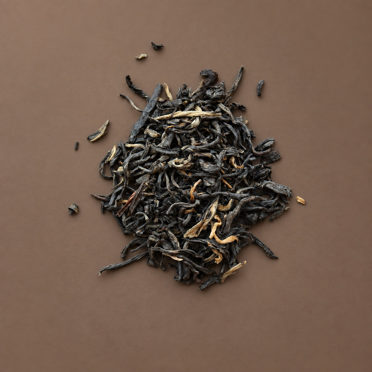 Black tea dry leaves