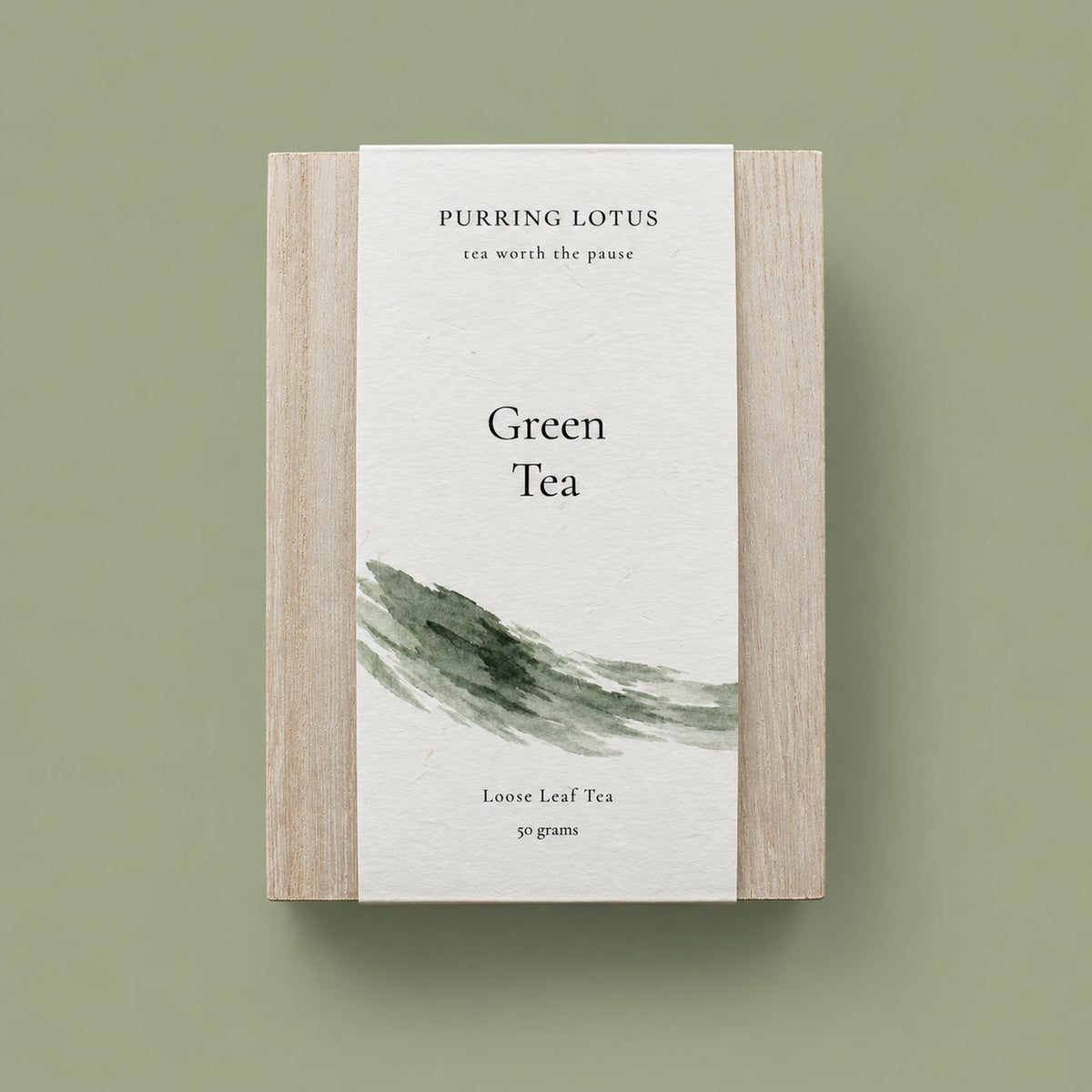 Green tea box 50g