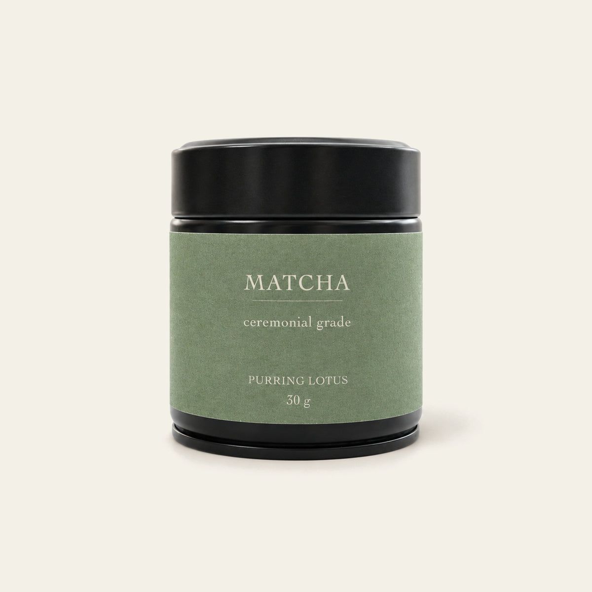 Matcha tin