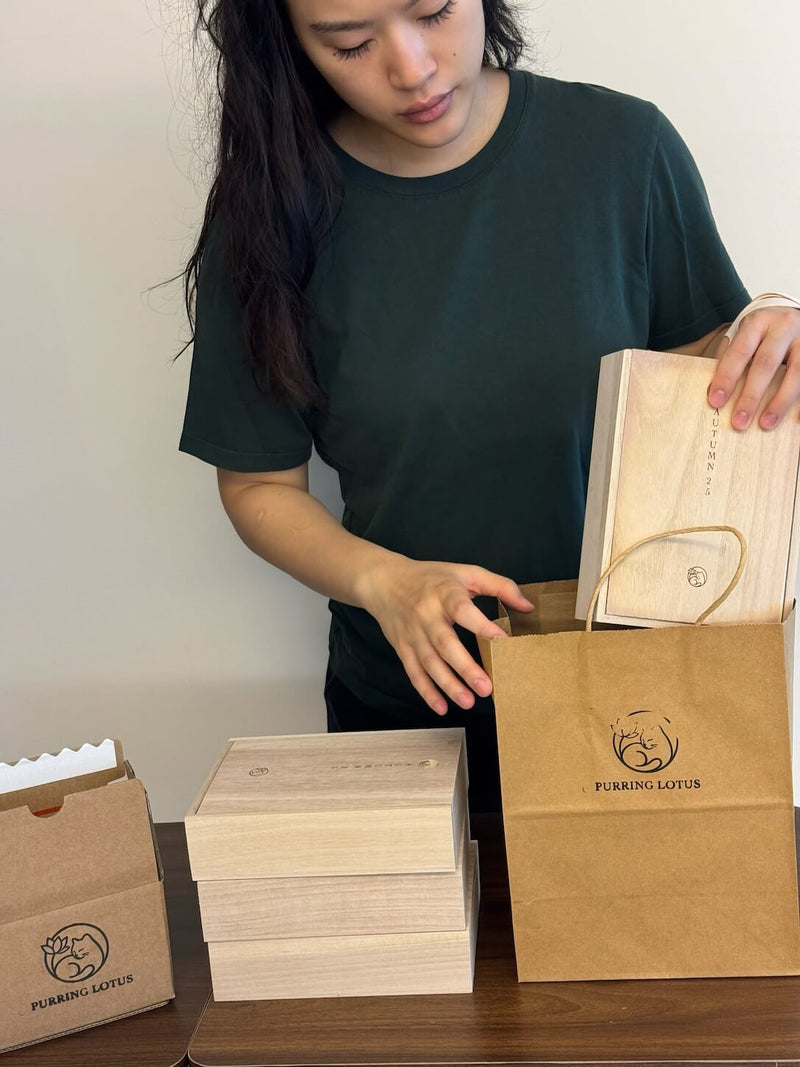 Packing tea orders with care