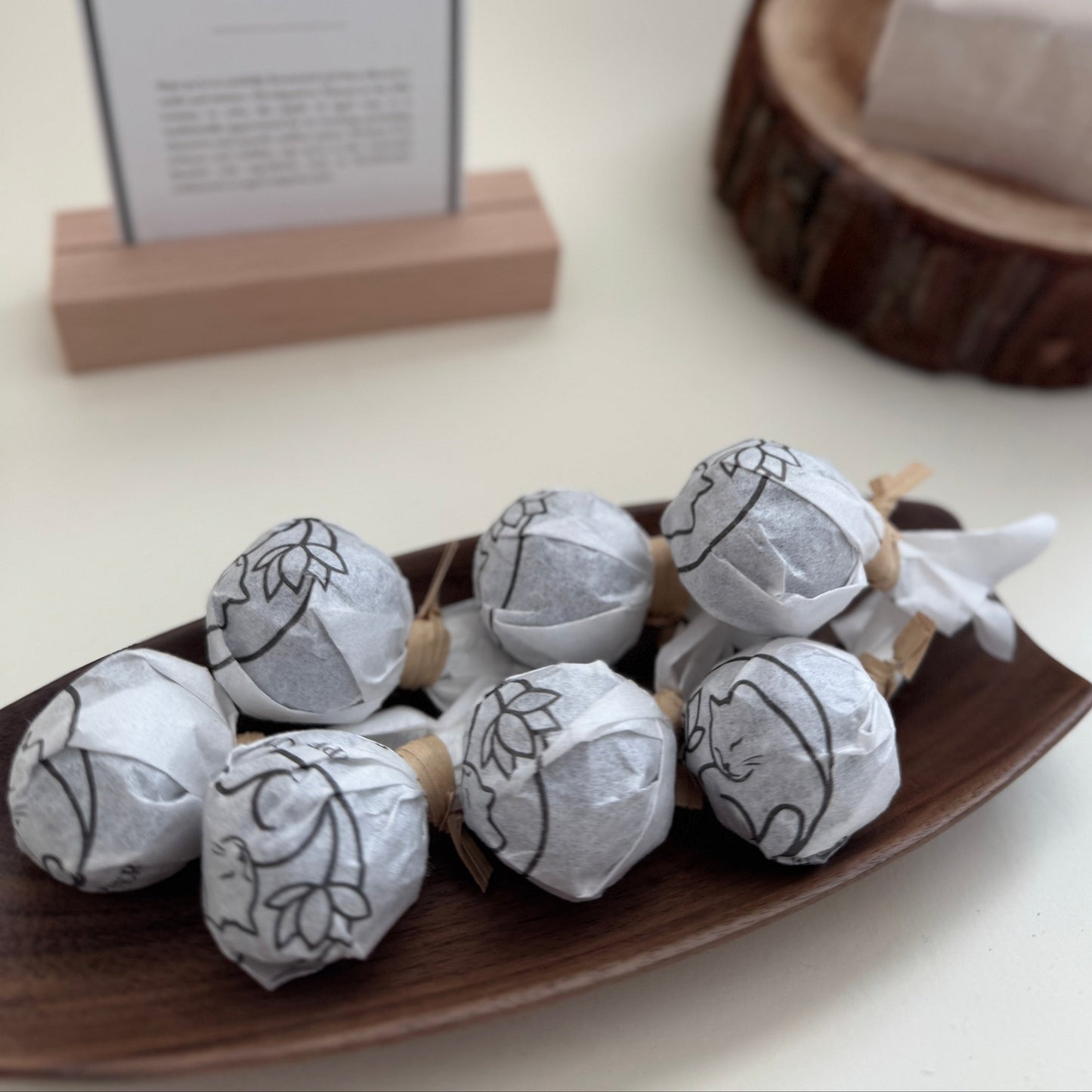 Ripe pu'er dragon balls