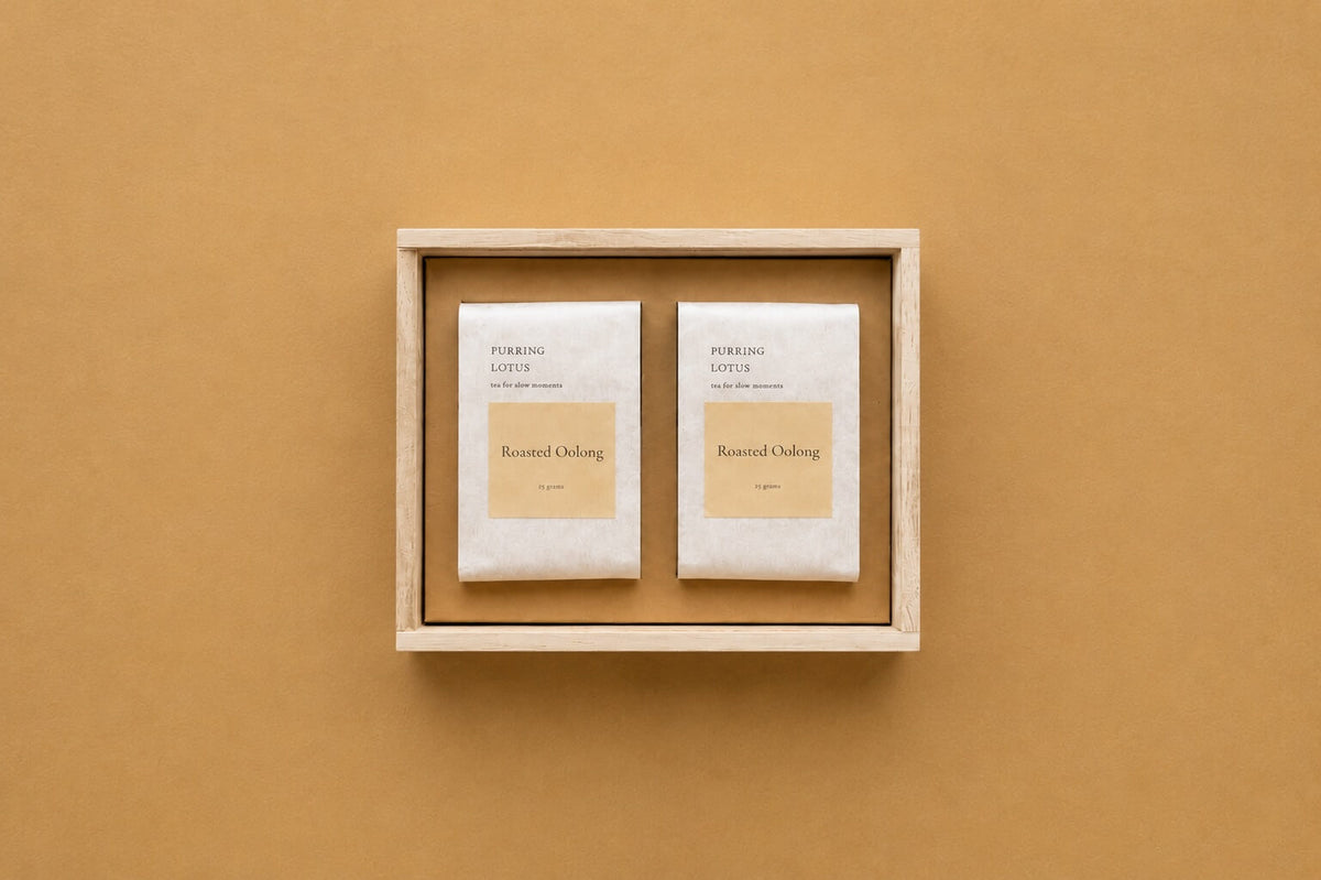Roasted oolong box open