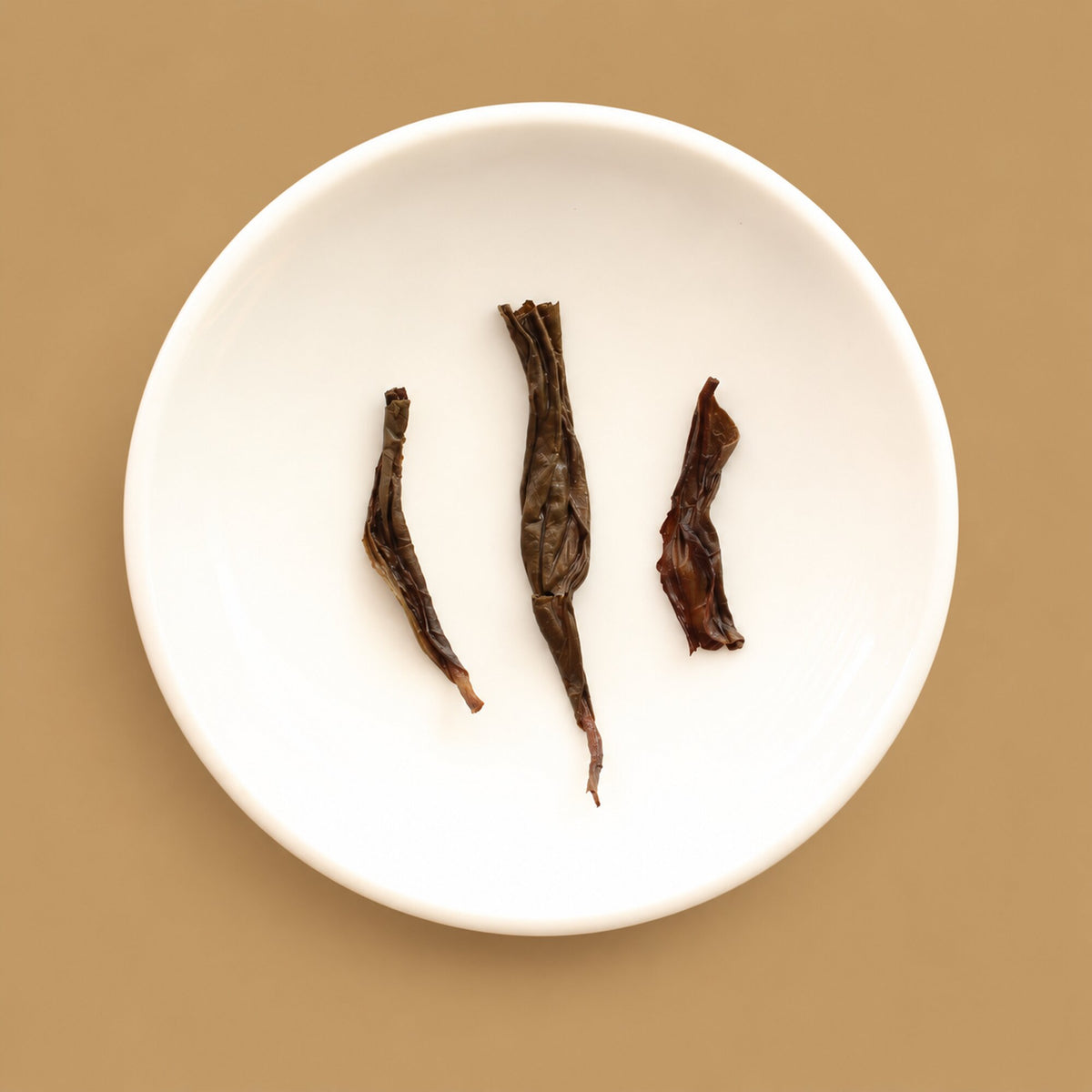 Roasted oolong wet leaves