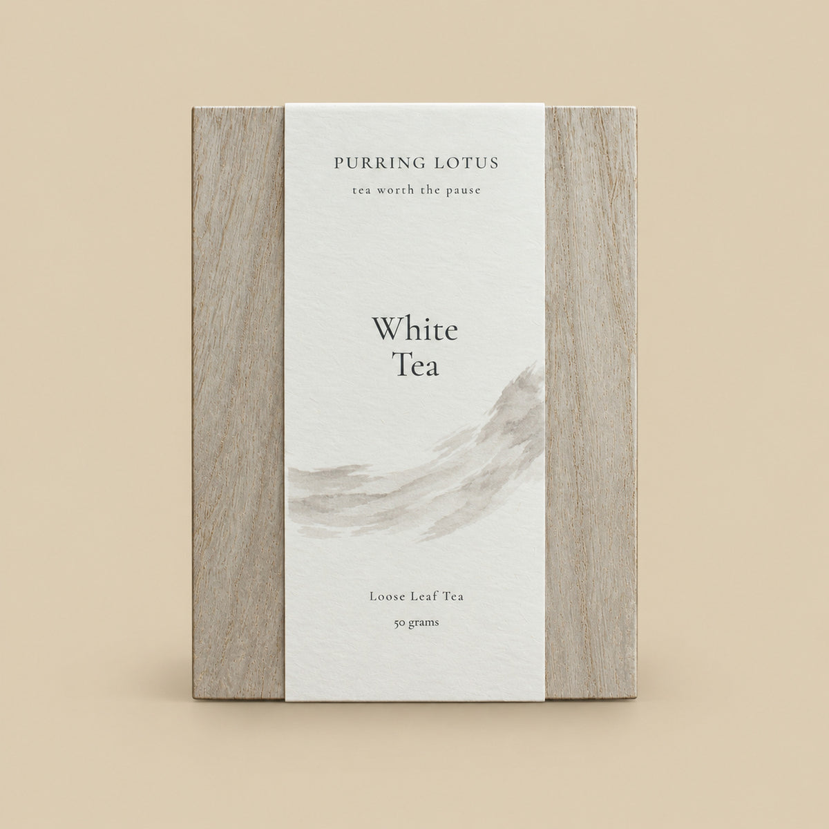 White tea box 50g